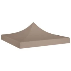 Toit De Tente De Réception 2x2 M Taupe 270 G/m²