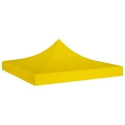 Toit De Tente De Réception 3x3 M Jaune 270 G/m²