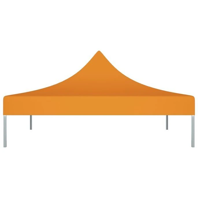 Toit De Tente De Réception 3x3 M Orange 270 G/m² – Image 3