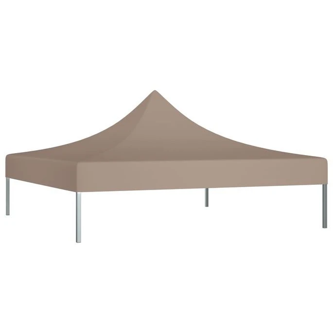 Toit De Tente De Réception 3x3 M Taupe 270 G/m² – Image 2