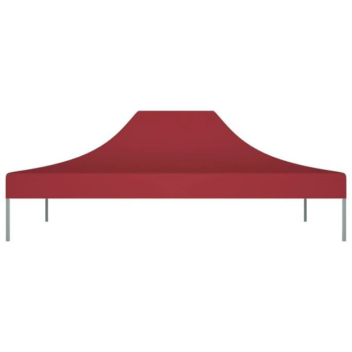 Toit De Tente De Réception 4,5x3 M Bordeaux 270 G/m² – Image 3
