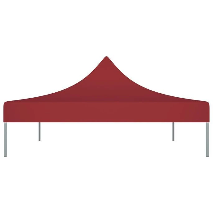 Toit De Tente De Réception 4,5x3 M Bordeaux 270 G/m² – Image 4