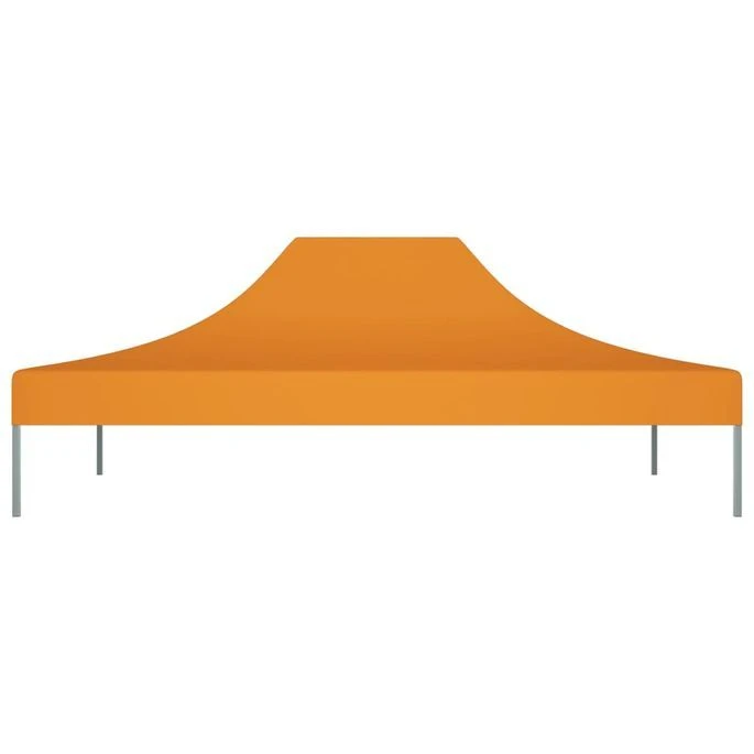 Toit De Tente De Réception 4,5x3 M Orange 270 G/m² – Image 3
