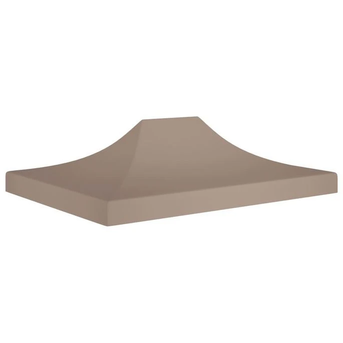 Toit De Tente De Réception 4,5x3 M Taupe 270 G/m²