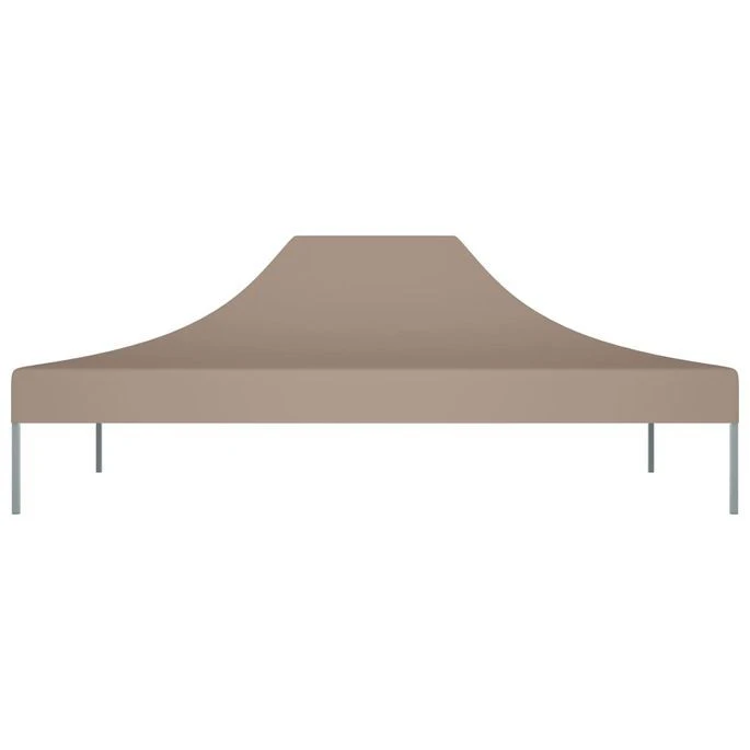 Toit De Tente De Réception 4,5x3 M Taupe 270 G/m² – Image 3