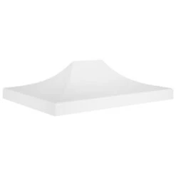 Toit De Tente De Réception 4x3 M Blanc 270 G/m²