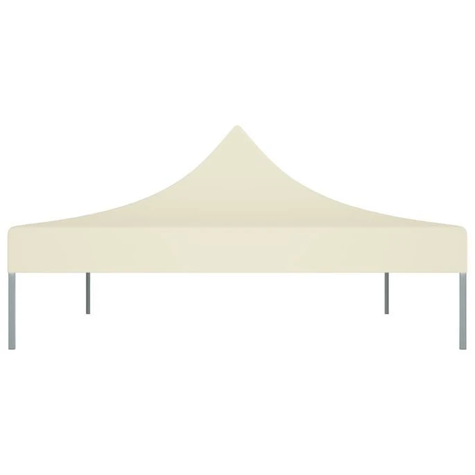 Toit De Tente De Réception 4x3 M Crème 270 G/m² – Image 4