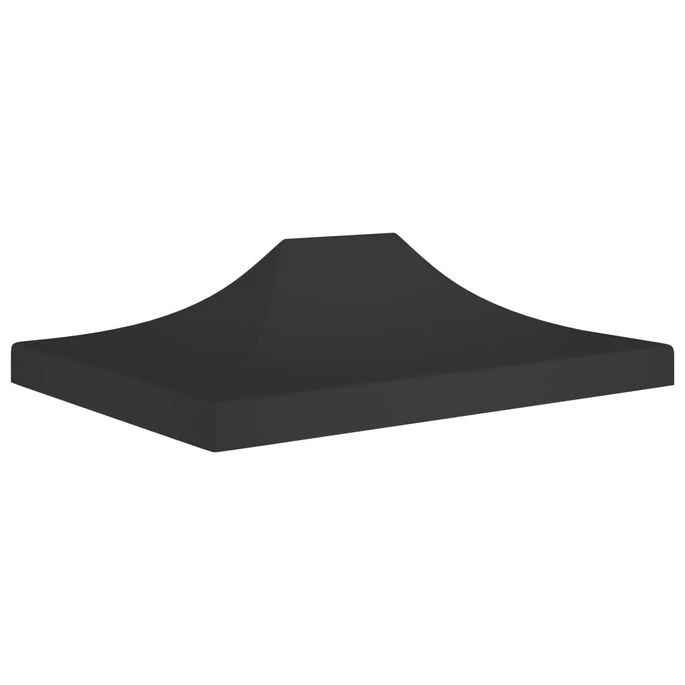 Toit De Tente De Réception 4x3 M Noir 270 G/m²