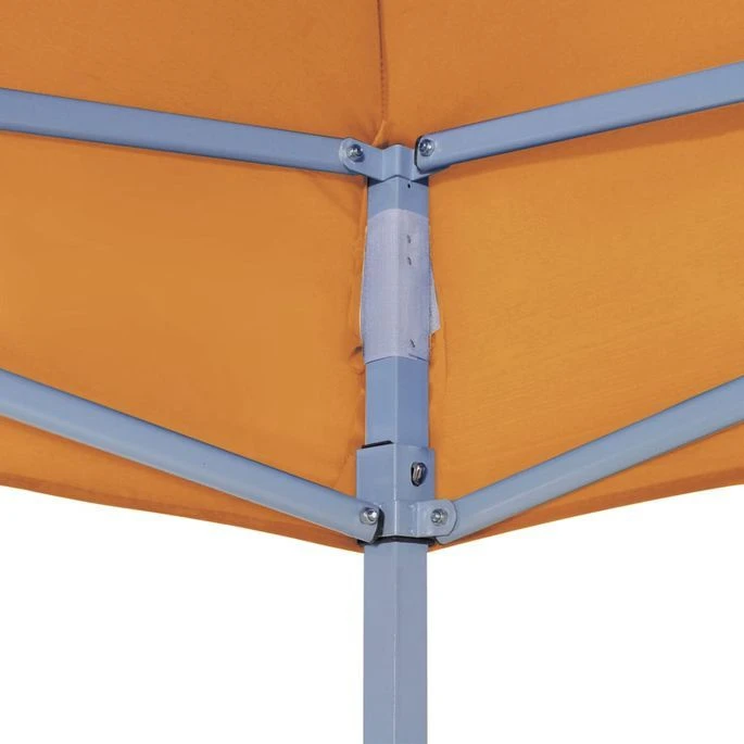 Toit De Tente De Réception 4x3 M Orange 270 G/m² – Image 5