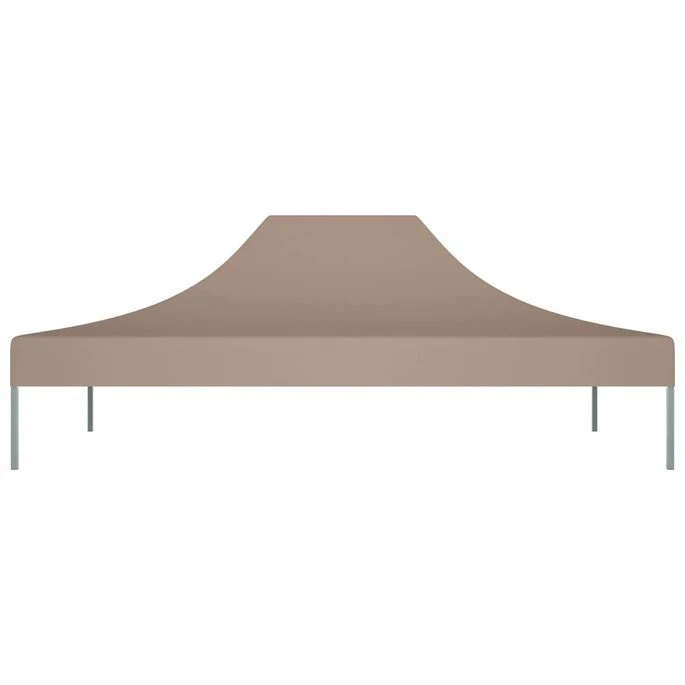 Toit De Tente De Réception 4x3 M Taupe 270 G/m² – Image 3