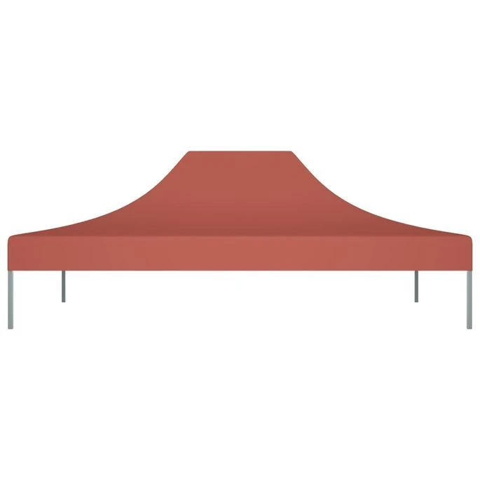 Toit De Tente De Réception 4x3 M Terre Cuite 270 G/m² – Image 3