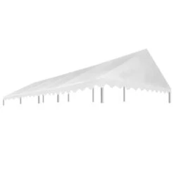 Toit De Tente De Réception 4x8 M Blanc 450 G/m²