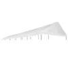 Toit De Tente De Réception 6x12 M Blanc 450 G/m²
