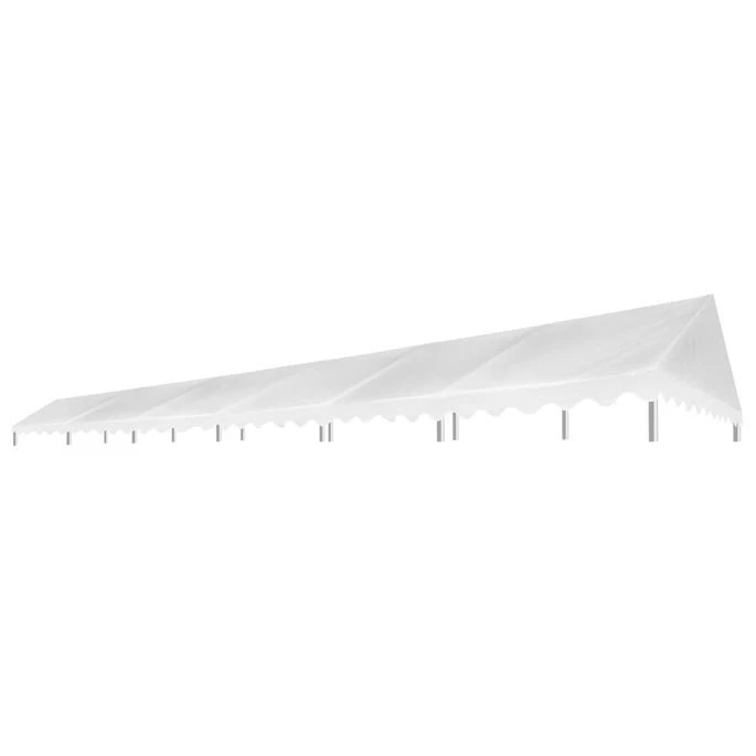 Toit De Tente De Réception 6x12 M Blanc 450 G/m² – Image 2