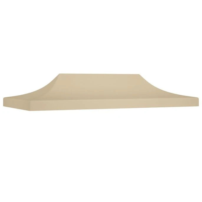 Toit De Tente De Réception 6x3 M Beige 270 G/m²