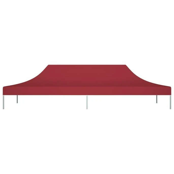 Toit De Tente De Réception 6x3 M Bordeaux 270 G/m² – Image 3