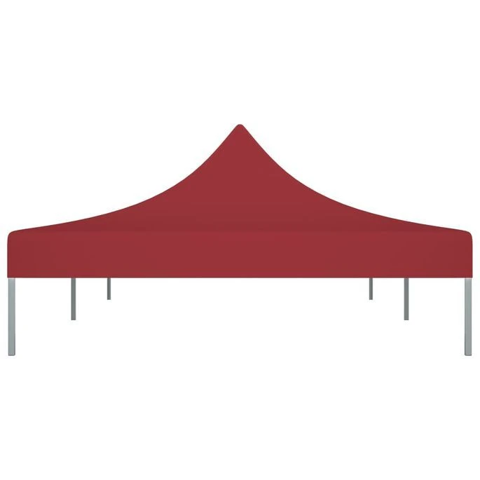 Toit De Tente De Réception 6x3 M Bordeaux 270 G/m² – Image 4
