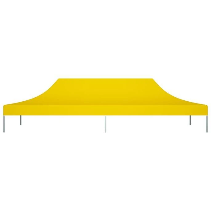 Toit De Tente De Réception 6x3 M Jaune 270 G/m² – Image 3