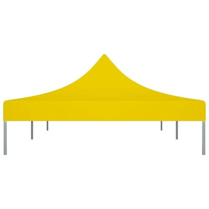 Toit De Tente De Réception 6x3 M Jaune 270 G/m² – Image 4