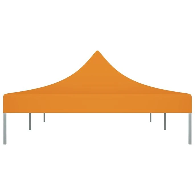 Toit De Tente De Réception 6x3 M Orange 270 G/m² – Image 4