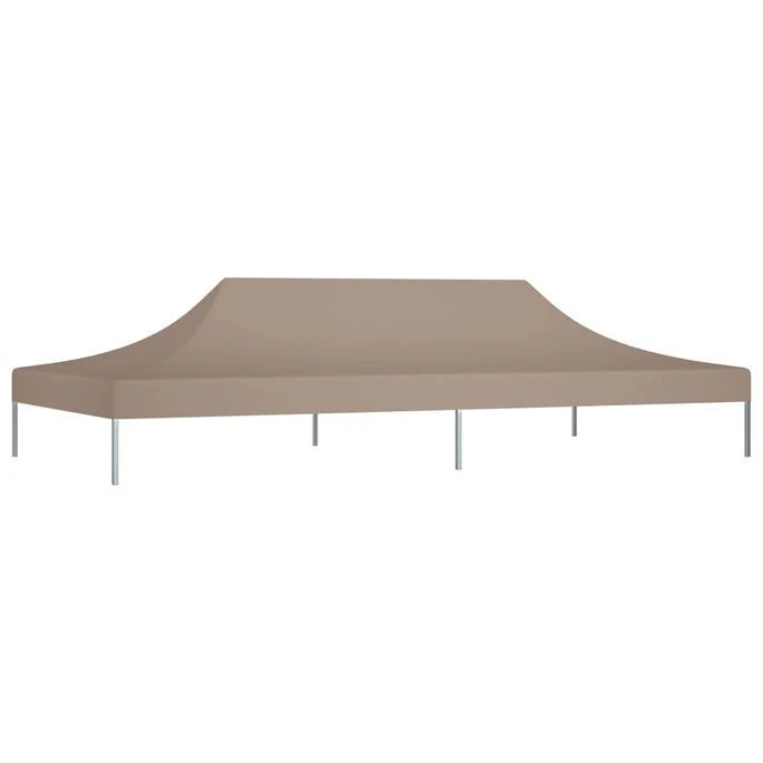 Toit De Tente De Réception 6x3 M Taupe 270 G/m² – Image 2