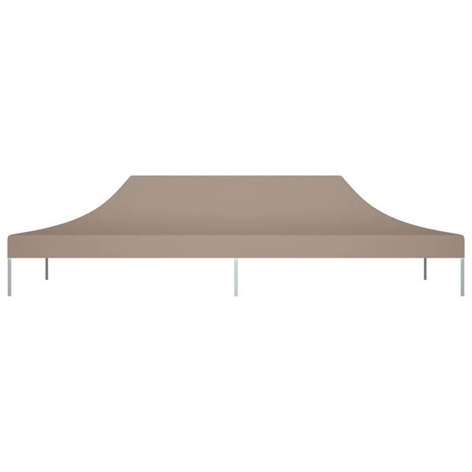 Toit De Tente De Réception 6x3 M Taupe 270 G/m² – Image 3