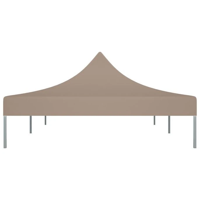 Toit De Tente De Réception 6x3 M Taupe 270 G/m² – Image 4