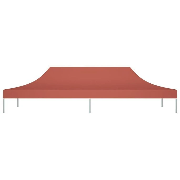 Toit De Tente De Réception 6x3 M Terre Cuite 270 G/m² – Image 3