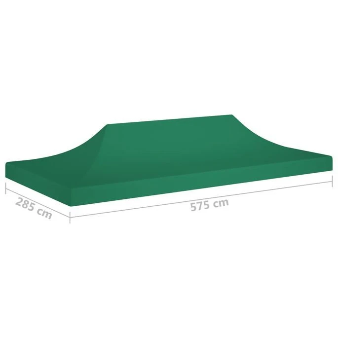 Toit De Tente De Réception 6x3 M Vert 270 G/m² – Image 6