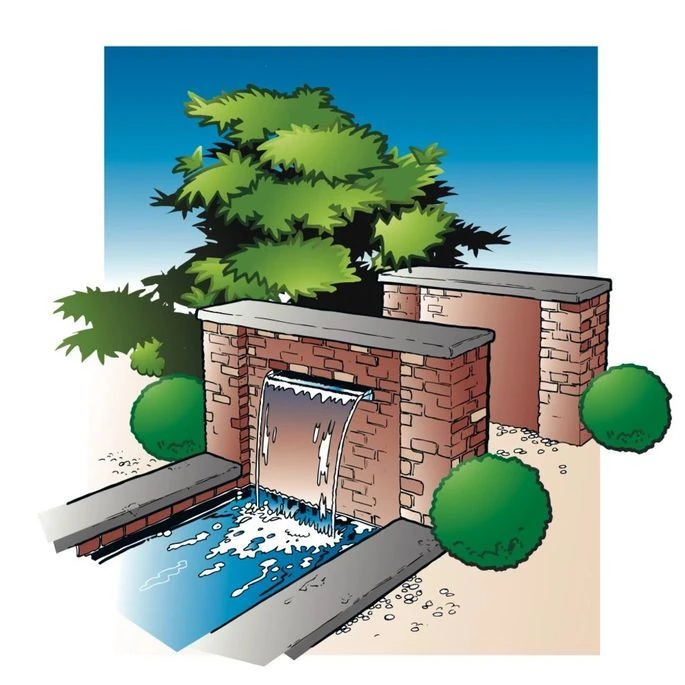 Ubbink Cascade Niagara De Jardin 60 Cm Acier Inoxydable – Image 2